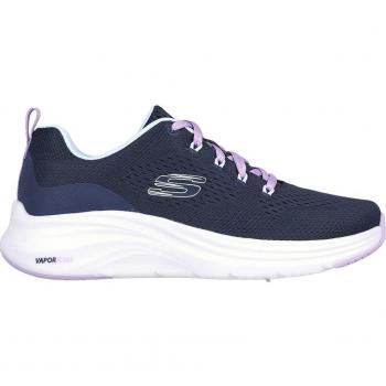 Zapatillas Skechers Vapor Foam para mujer en color azul marino/lavanda