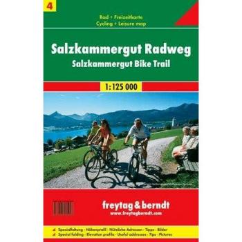 Salzkammergut. Piste ciclabili 1:25.000 - Aa.vv