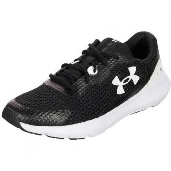 Under Armour Men's Surge 3 Running Shoes, Size: UK 6.5, Colour: Black