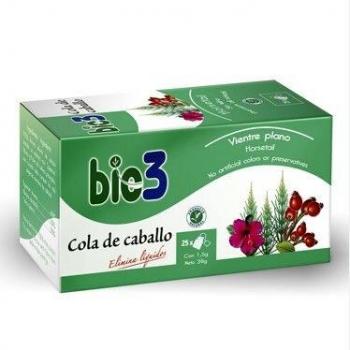bio3 Cola de Caballo - Infusión Natural que Ayuda a Eliminar Líquidos - 25 Bolsitas