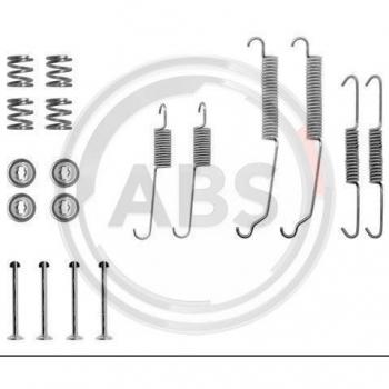 Kit de reparación A.B.S. 0618Q, ajuste automático, incluye zapatas de freno y accesorios