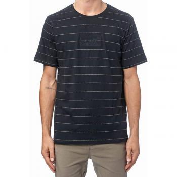 Globe Moonshine Logo tee Camiseta, Hombre, Black, L