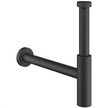 Sifón de Olores Dornbracht 10060970-33, Negro Mate, con Roseta Ø 70 mm