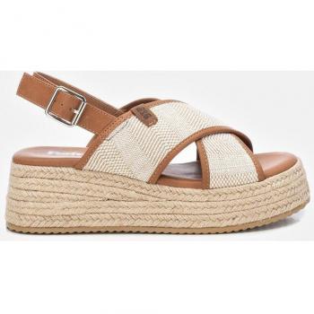 Sandalia de mujer Refresh 171756 Taupe Hebilla