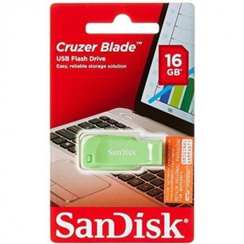Sandisk Cruzer Blade 16GB 16GB USB 2.0 Capacity Verde Unidad Flash USB - Memoria USB