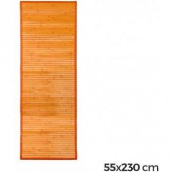 Alfombra natural de bambú 55x230 cm en varios colores Naranja
