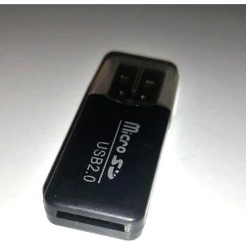SODIAL(R) Memoria del USB 2.0 de alta velocidad adaptador de lector Micro SD TF Reader