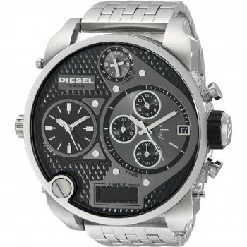 Diesel mens quartz watch mr daddy multi movement dz7221 with metal strap