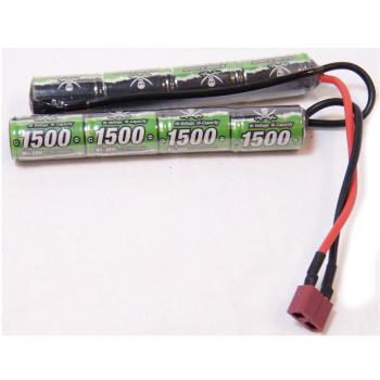 PIRATE ARMS 1500MAH 9.6V BATTERY CRANE STOCK STYLE DEANS CONNECTOR
