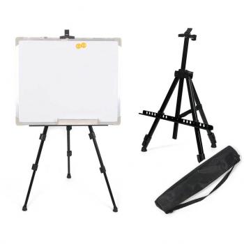 FiNeWaY - Caballete telescópico con trípode y soporte para pintura o pizarra blanca