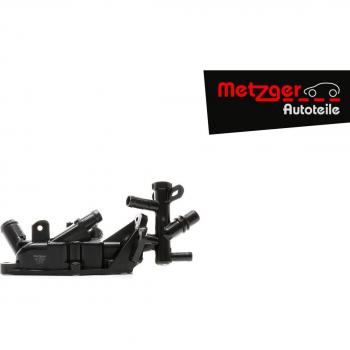 Caja del termostato METZGER con junta de estanqueidad para MERCEDES-BENZ, RENAULT, NISSAN 4010343