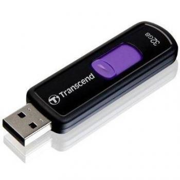 Transcend JetFlash 500 - Memoria USB 2.0 de 32 GB, color púrpura