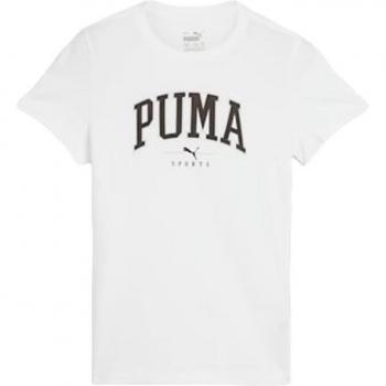 Camiseta Puma Squad para Niña Blanca