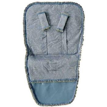 Babyline Colchoneta Silla Con Cubre Arnés Sweetly Celeste - Colchoneta para silla de paseo, unisex