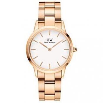 Daniel Wellington Iconic Link, Reloj Oro Rosado, 32mm, Acero Inoxidable, para Mujer