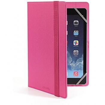 Celly Funda Universal para tabletas de 7 a 8 Pulgadas, Correas elásticas Ajustables, Cierre de Banda elástica Externa, Soporte para Ver Fotos y vídeos
