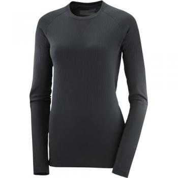 Camiseta Salomon Sense Aero Ls Mujer Negro XL Trail Running