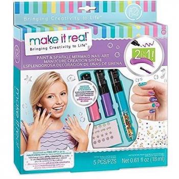 Make It Real Paint & Sparkle Mermaid Nail Art