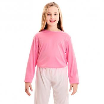 Camiseta Rosa Infantil Fyasa - Camiseta de algodón suave, diseño unisex, talla disponible desde 2 a 10 años, color rosa vibrante, fácil de lavar y resistente al uso diario