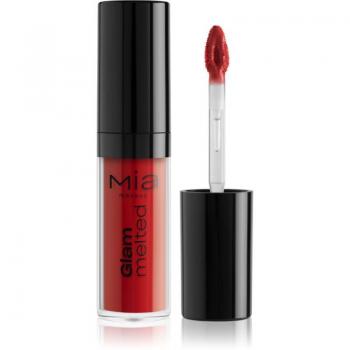 Mia Make Up - Glam Melted Lipstick Tint Gloss 10 ml FERVENT, Barra De Labios De Larga Duración Con Acabado Mate Tono 14 Fervent 5 G