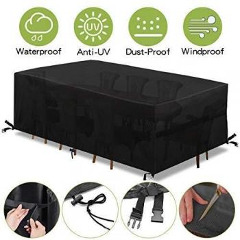 king do way Funda para Muebles de Jardín Exterior Conjuntos de Muebles Cubierta Impermeable