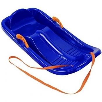KHW Snow Star de Luxe - Trineo de plástico azul azul Talla:90x48x18 cm
