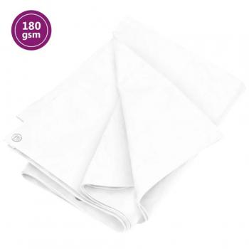 Lona HDPE blanco 180 g/m² 3x4 m