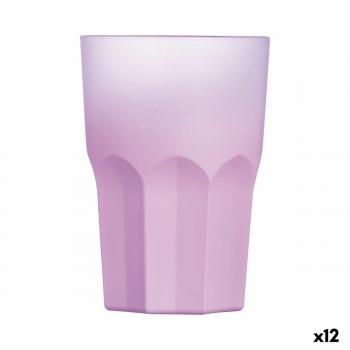 Vaso Luminarc Summer Pop Rosa Vidrio 12 Unidades 400 ml - Bixoto