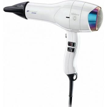 Secador de Pelo Profesional Valera ePower 2030 eQ - Ahorra Energía, 1600W, Ionico, Blanco
