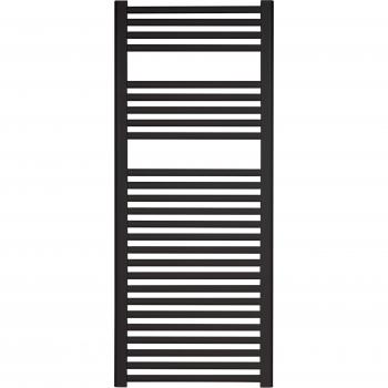 Radiador Toallero de Agua Cicsa Zeta-T 1200x500 Negro Mate (450 entre ejes)