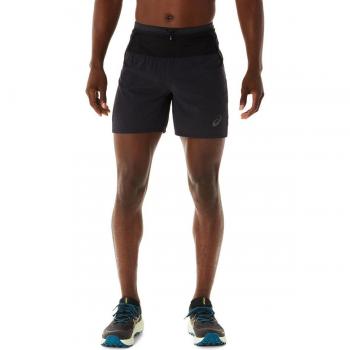 Short de hombre Asics Fujitrail Performance negro gris