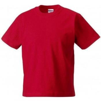 Jerzees Schoolgear- Camiseta de manga corta clásica para niños/niñas