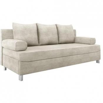 Sofá-cama Comfivo 125 con caja de ropa de cama, dimensiones 192x86x80cm, función de dormir y diseño moderno