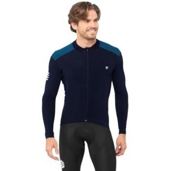 Maillot Ciclismo Térmico Hombre M4 Cubilla Siroko Azul Navy XL