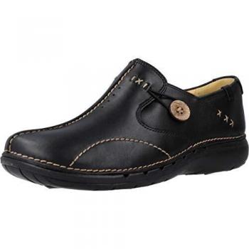 Mocasines Clarks Un Loop Negro Confort Talla 36