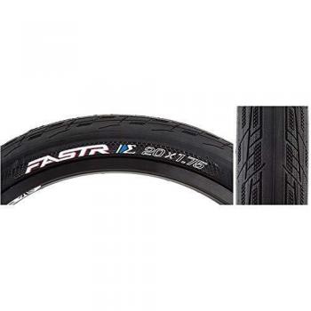 TIOGA BMX fastr S-Spec neumático para BMX Unisex, Negro