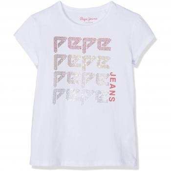 Pepe Jeans Peace Camiseta, Blanco