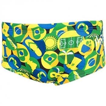 Aquasphere - Carimbo Brief, color verde,amarillo, talla UK-34