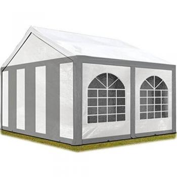 Carpa de fiesta TOOLPORT 3x4 m PE 450 gris-blanco