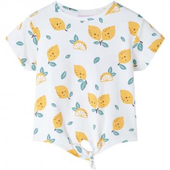 Camiseta infantil con parte inferior con nudo crudo 104