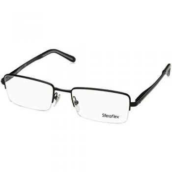Sferoflex SF2261 136 Men's Eyeglasses Black Size 52 - Frame Only - Blue Light Block Available