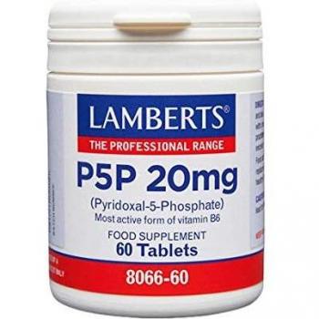 Lamberts P5P 20 mg Vitamina B6-60 Cápsulas