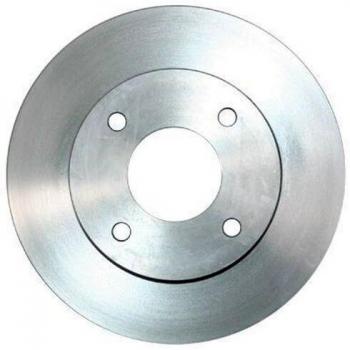 Pair of ABS 17650 Front Brake Discs for Mitsubishi/Smart Colt/Forfour (03-12), 1.3L 4cyl, OE Quality