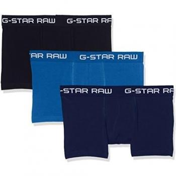G-Star Classic Trunk 3-Pack Men's Boxers in Light Nassau Blue / Imperial Blue