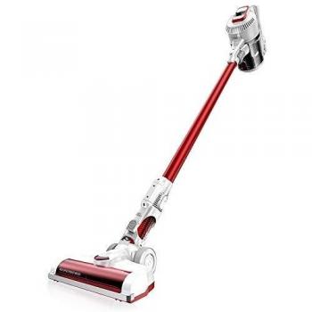 Cecotec Conga ThunderBrush 620 Aspirador Vertical 3 en 1 ciclónica. Filtro HEPA. Autonomía de 40 min. Cepillo monotorizado. Batería de 22,2 V. Tecnología 360º, Rojo