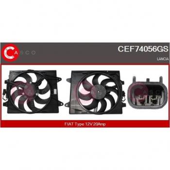 Motor eléctrico CASCO CEF74056GS para ventilador de radiador