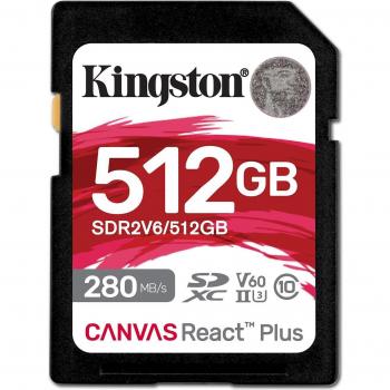 Kingston Canvas React Plus 512 GB SDXC UHS-II Clase 10
