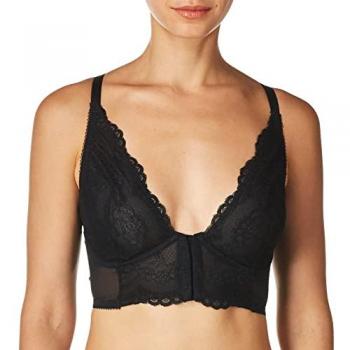 Gossard Women's Superboost Deep V Lace Bralette Bra - Black, Size 40C