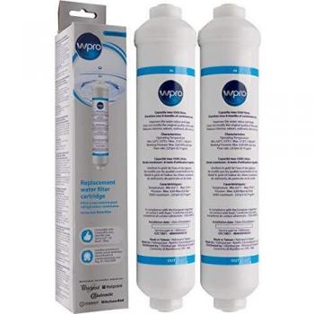 Cartucho de Agua Universal Wpro USC100 - Set de 2 Filtros para Refrigeradores Samsung, LG, Whirlpool, Daewoo y Haier