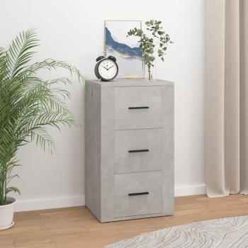 Armario de hormigón gris 40x33x70 cm madera contrachapada
